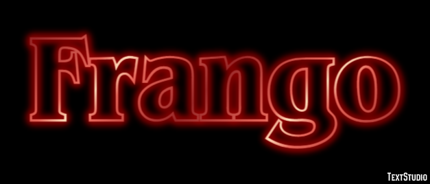 Frango Efeito do texto