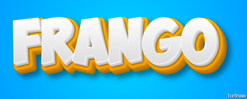 Frango Efeito de texto