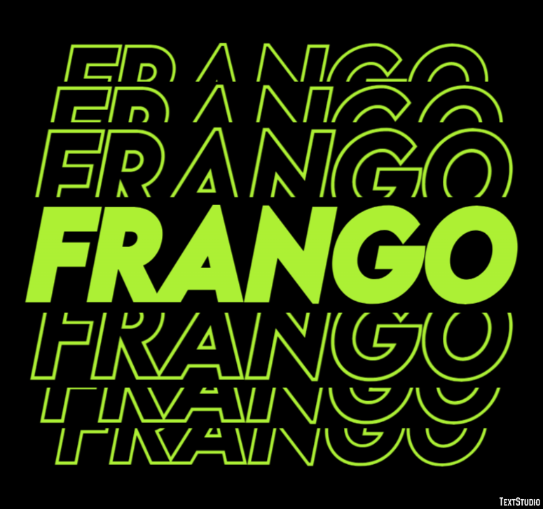 Frango Efeito do texto