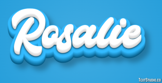 Rosalie Text Effect