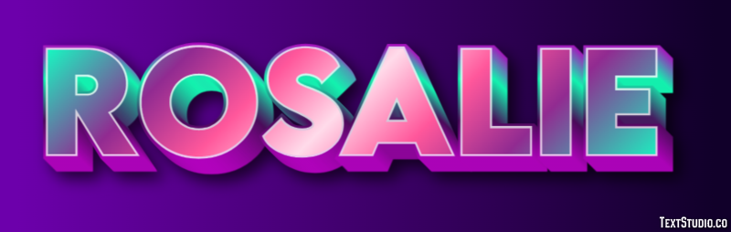 Rosalie Text Effect