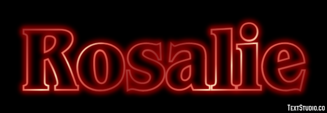 Rosalie Text Effect