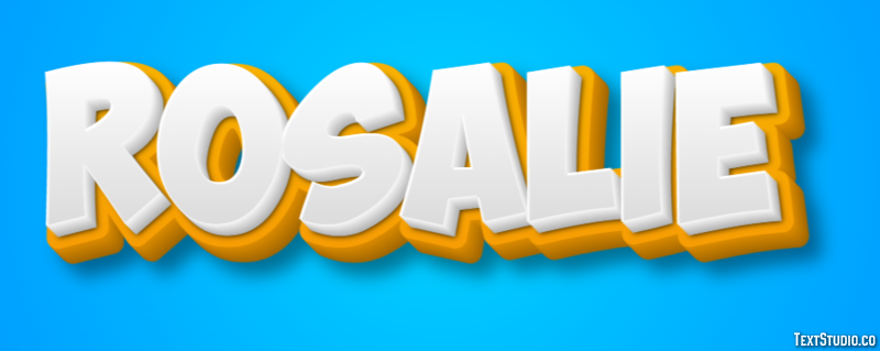Rosalie Text Effect