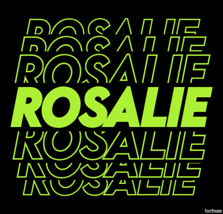 Rosalie Text Effect