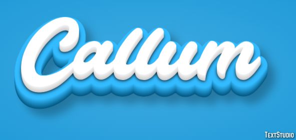 Callum Text Effect