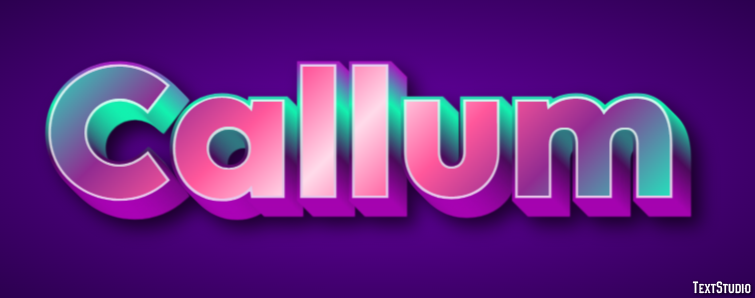 Callum Text Effect