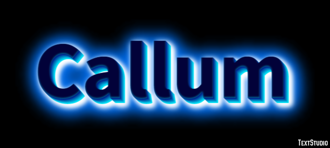 Callum Efekt tekstowy