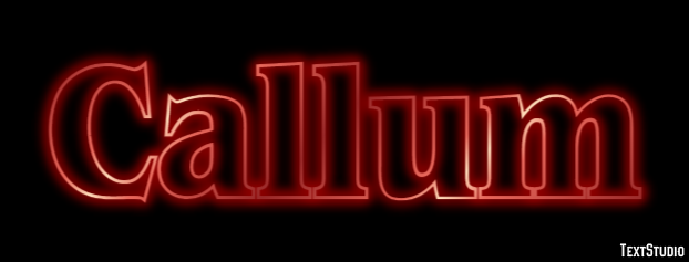 Callum Text Effect