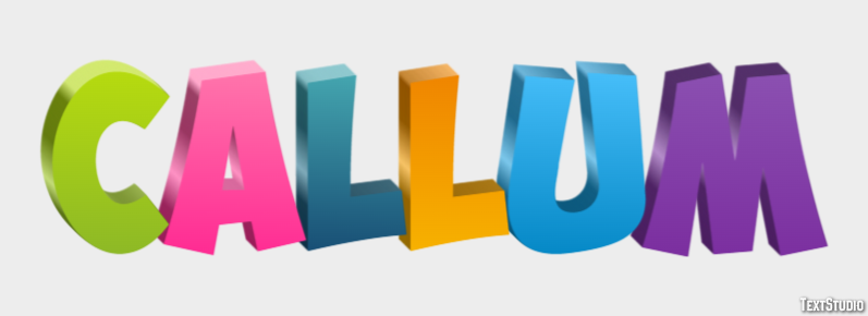 Callum Text Effect
