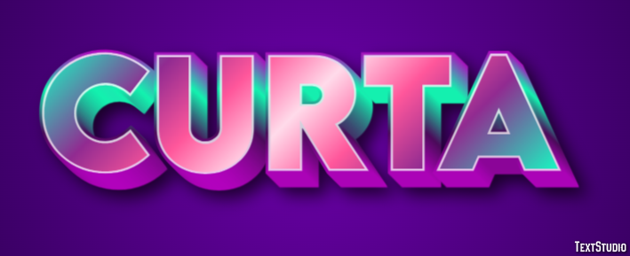 Curta Efeito de texto