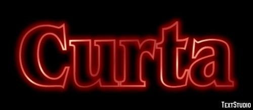 Curta Efeito de texto