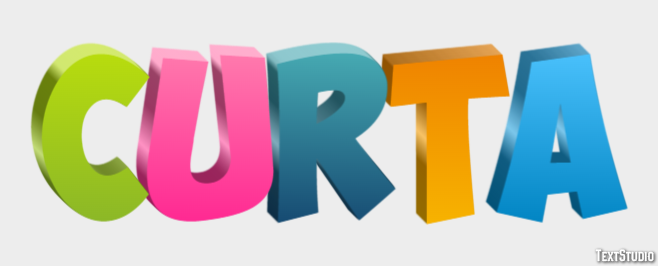 Curta Efeito de texto