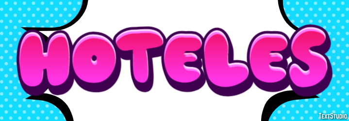 Hoteles Efeito de texto