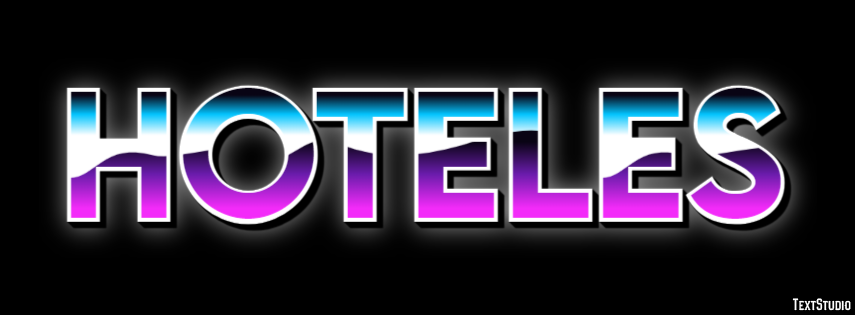 Hoteles Efeito de texto