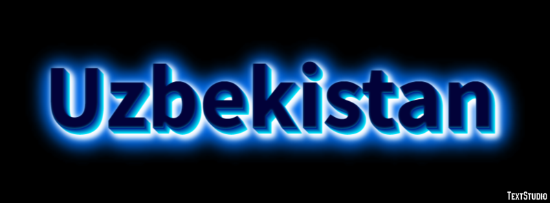 Uzbekistan Effetto testo