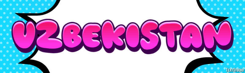 Uzbekistan Text effect