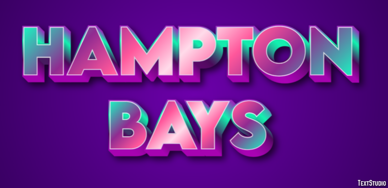 Hampton Bays Efekt tekstowy