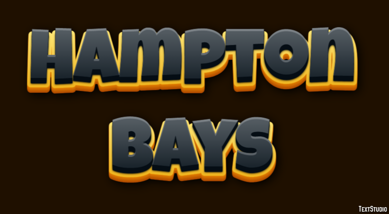 Hampton Bays Efekt tekstowy