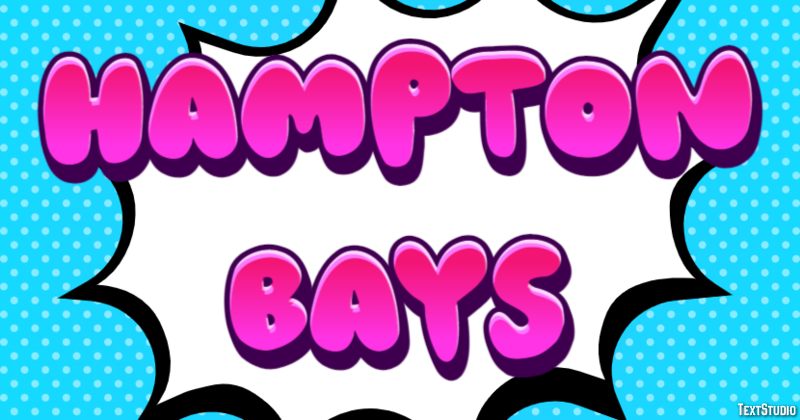 Hampton Bays Efekt tekstowy