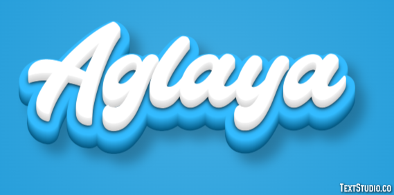 Aglaya Текстовый эффект