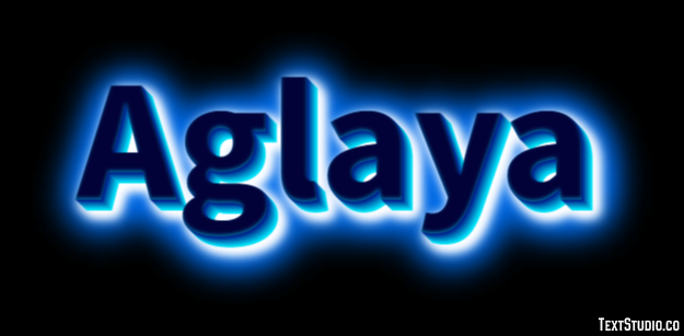 Aglaya Текстовый эффект