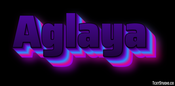 Aglaya Текстовый эффект