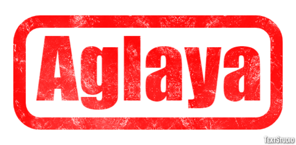 Aglaya Эффект текста