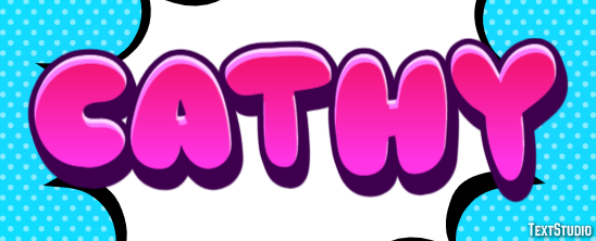 Cathy Эффект текста