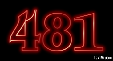 481 Text effect
