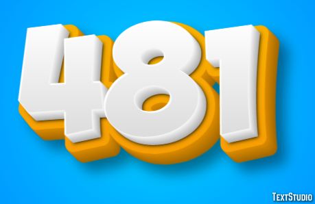 481 Efecto de Texto