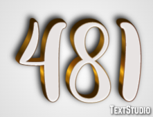 481 Text effect