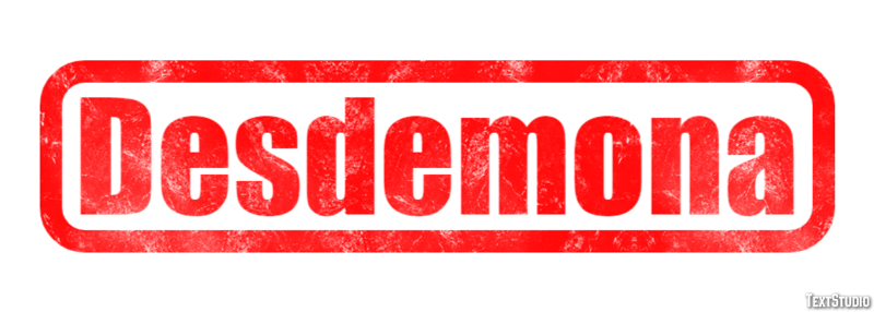 Desdemona Effetto testo