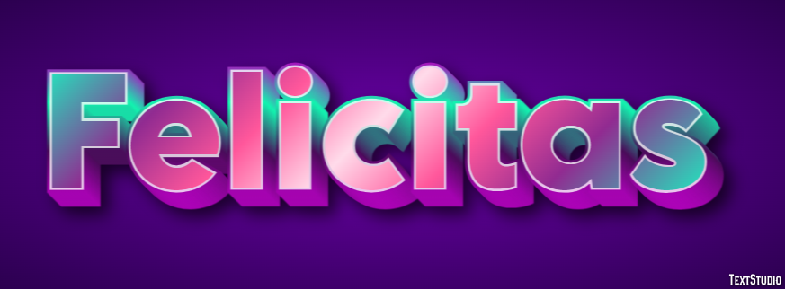 Felicitas Texteffekt