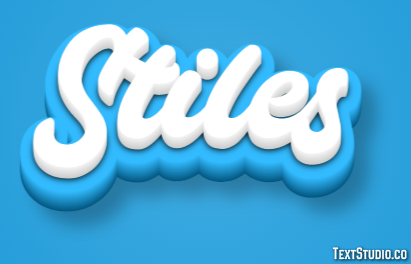 Stiles Text effect