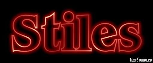 Stiles Text effect