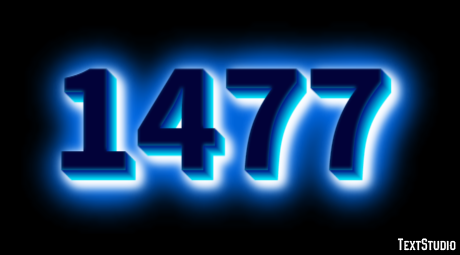 1477 Text effect