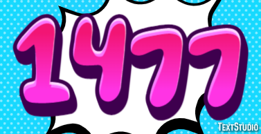 1477 Text Effect