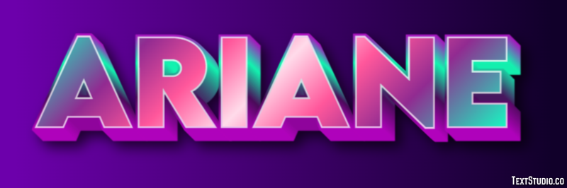 Ariane テキスト効果