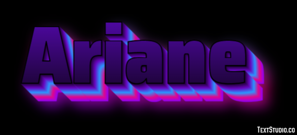 Ariane テキスト効果