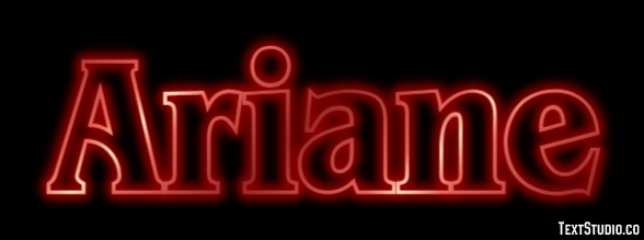 Ariane テキスト効果