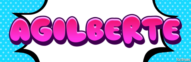 Agilberte Text effect