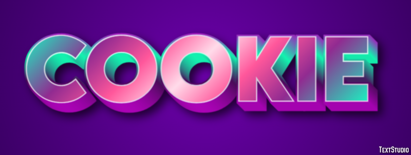 Cookie Text Effect