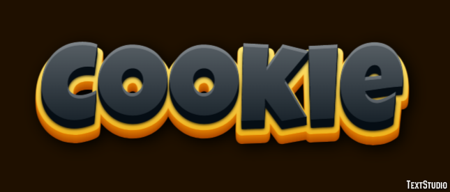 Cookie Text Effect