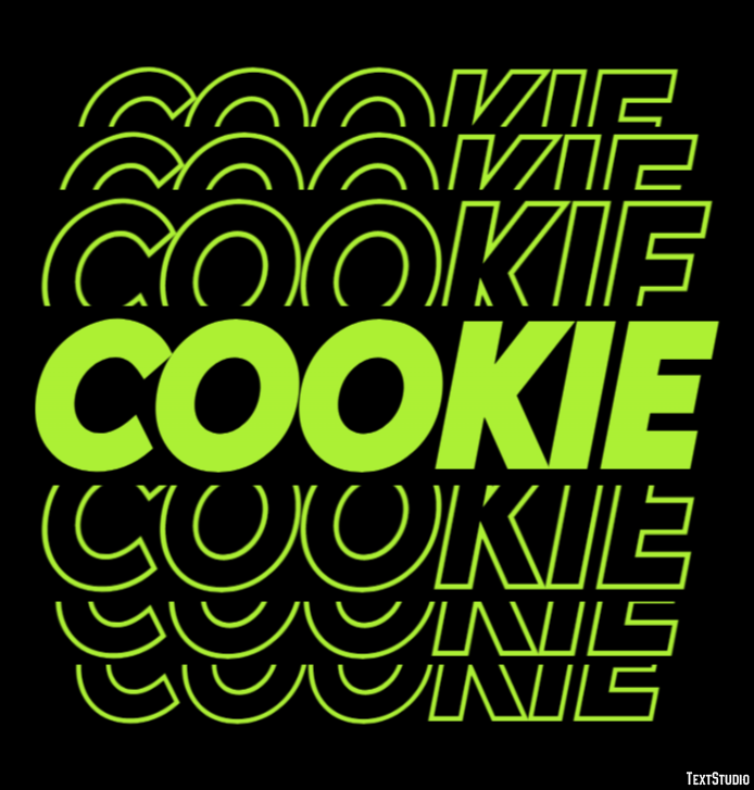 Cookie Text Effect