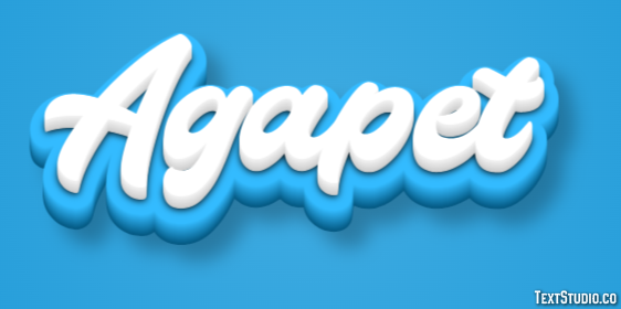 Agapet Text Effect