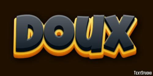 Doux Text effect