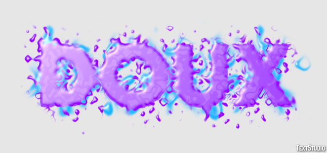 Doux Text effect