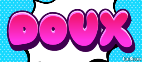 Doux Text effect