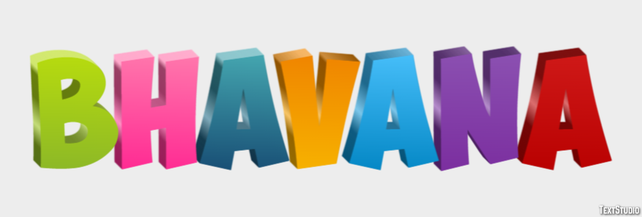 Bhavana Text effect