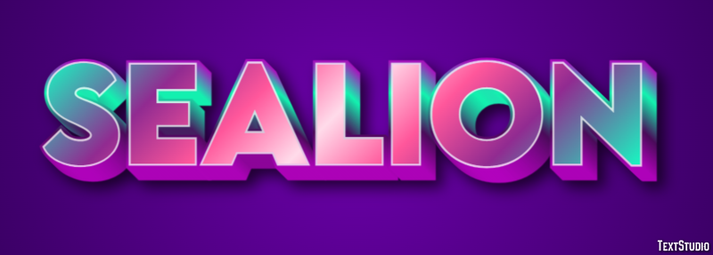 Sealion Text Effect